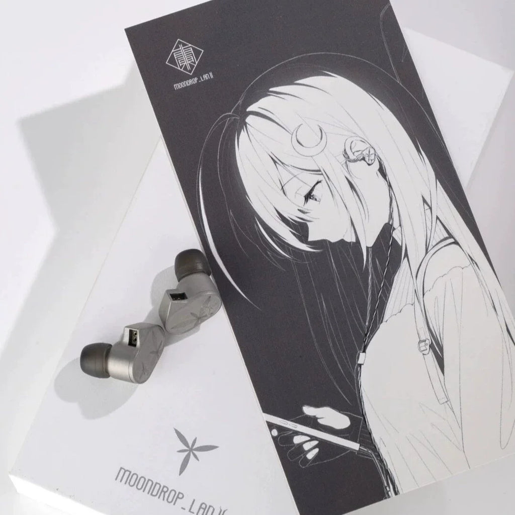 Pre-order MOONDROP LAN 2 Dual-magnetic Driver Ultra-low Distortion HiFi in-ear Monitors with Interchangeable Cable