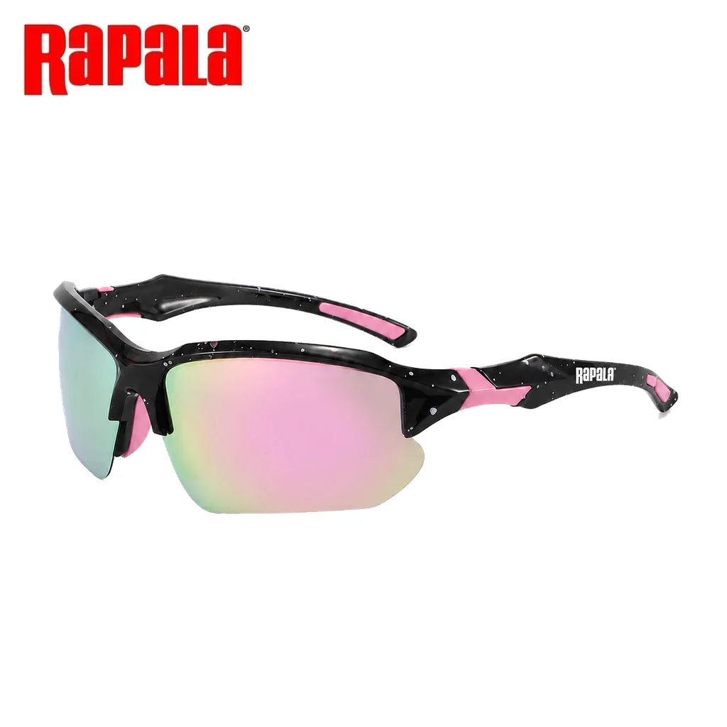Outdoor Rapala Polarized Fishing Glasses UV400 for Fishing Riding Running Driving with Secure Fit Frame and Storage Case