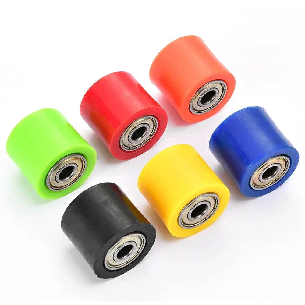 8mm Motorcycle Chain Pulley Roller Tensioner Wheel Guide For XR CR CRF 125 250 450 Pit Pro Dirt Bike Motocross Motorcycle Chain