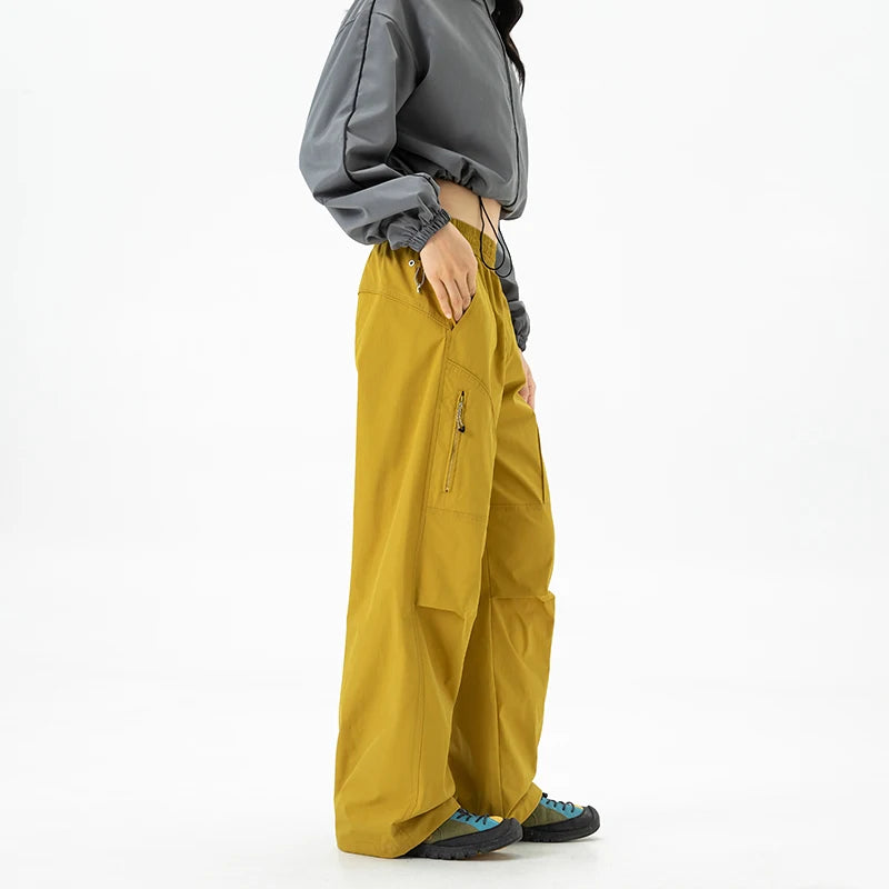 CHRLCK Men Women Water-repellent Hiking Pants Scratch Resistance Cargo Pants Breathable Trousers Fishing Camping Pants