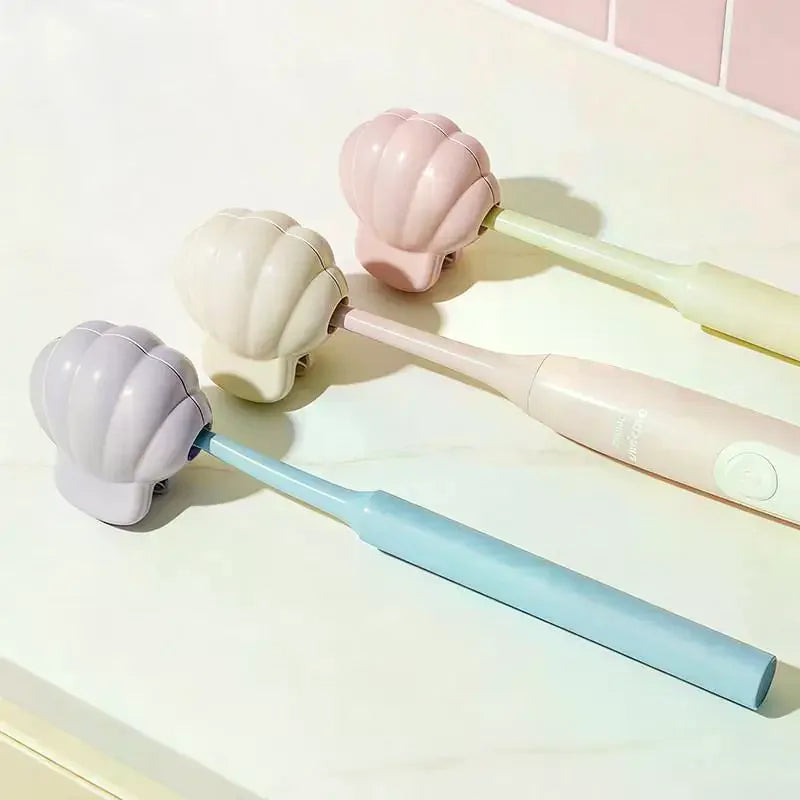 Waterproof Dustproof Toothbrush Protective Cap Travel Portable Toothbrush Head Cover Plastic Clip For Household Bathroom