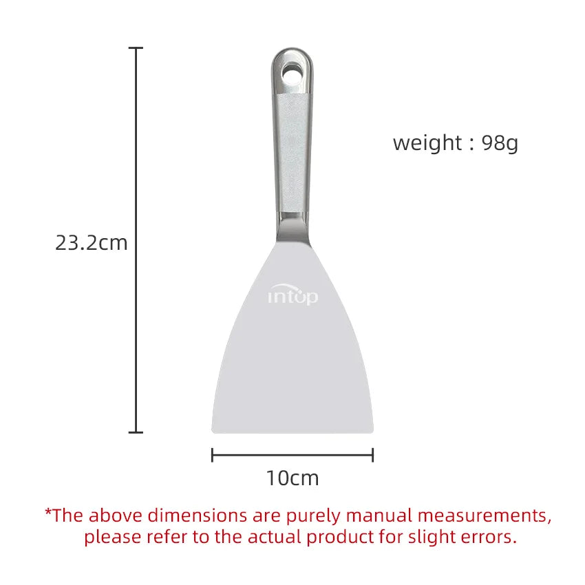 Dough Scraper Pizza Shovel Stainless Steel Cooking Spatula Dough Cutter Pancake Steak Bbq Baking