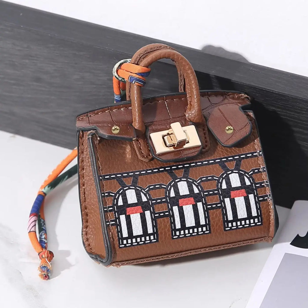 New Mini House Small Bag, Handheld, Portable, Hand Rope, Bluetooth Earphone Bag, Zero Wallet, Multi Functional Small Bag