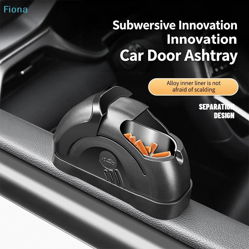 ✔Windproof Car Ashtray with Lid,Portable Auto Cigarette Ash Holder for Vehicle, Prevents Ash Flying