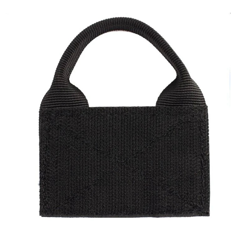 Tactical Backpack Vest Patch Molle Adapter Panel Hook And Ring Converter With Attached ID Patch DIY Patch Bag