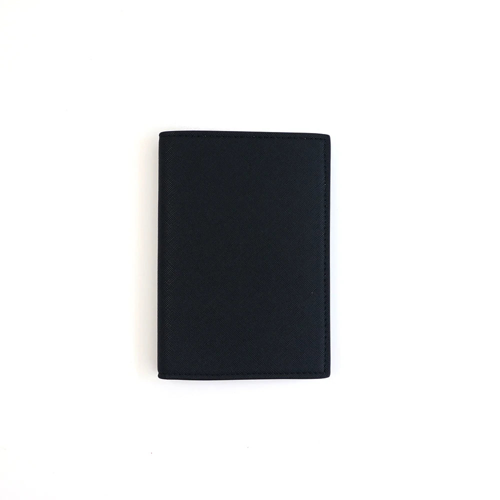 Customized letter PU leather passport holder ID protection case, loose change bank card storage bag, travel passport bag