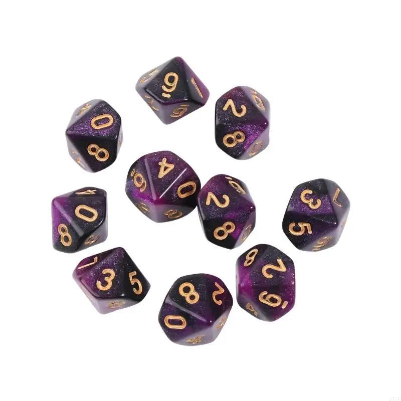10pcs 10 Sided D10 Polyhedral for Table Games for Pub Club Games Supplies Table Games