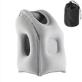 PVC Material Office Nap Pillow Head Support Air Cushion Inflatable Travel Pillow Headrest Foldable Chin Support Pillow Men Women