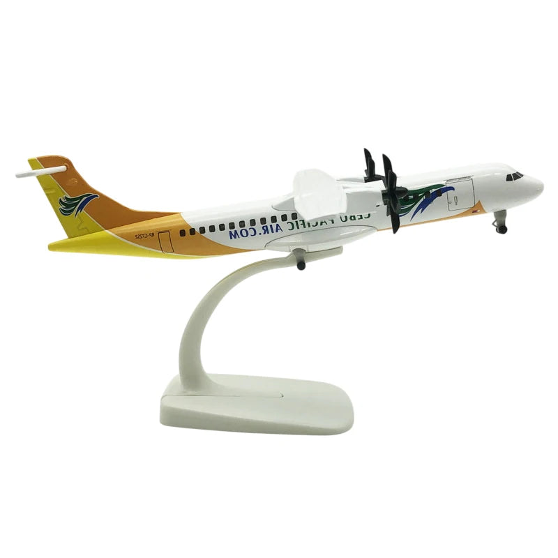1Pc 20cm ATR Plane Airplane Model Aircraft Diecast Metal  Alloy Collection Gift Children Toy Home Decor