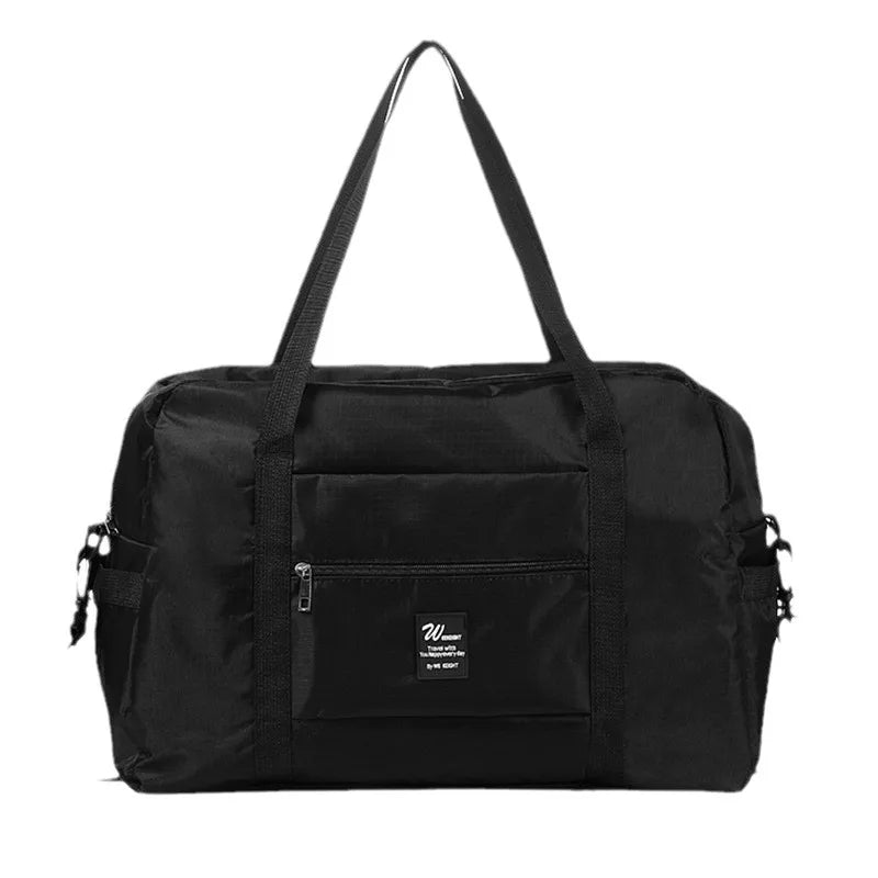 Large Capacity Folding Travel Bags Waterproof Luggage Tote Handbag,portable Clothing Bag,tie Rod Duffel Bag,clothes Storage Bag