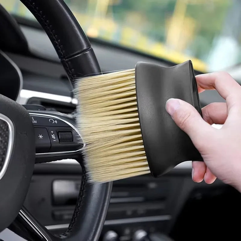 1/2PCS Internal Cleaning Tools for Cars Long Handled Cleaning Brushes Fine Bristles Dust Removal Cleaning of Car Air Outlets
