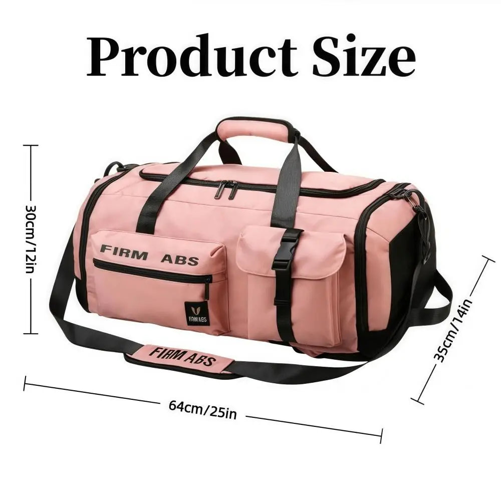 67L Travel Backpack Large Capacity 3 in1 Camping Duffel Bags Dry Wet Separation with Shoes Compartment Fitness Handbag Unisex