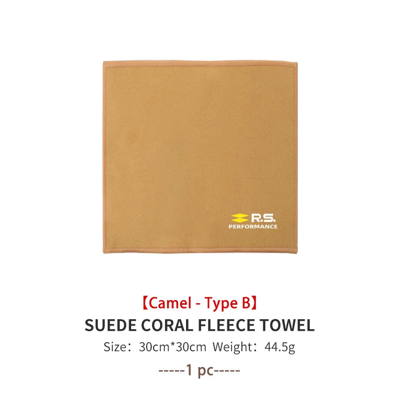 Super Absorbent Car Wash Coral Velvet Towel Cleaning Cloth For Renault Dacia RS Megan Scenic Logan Laguna Clio 3 4 Kadjar Espace