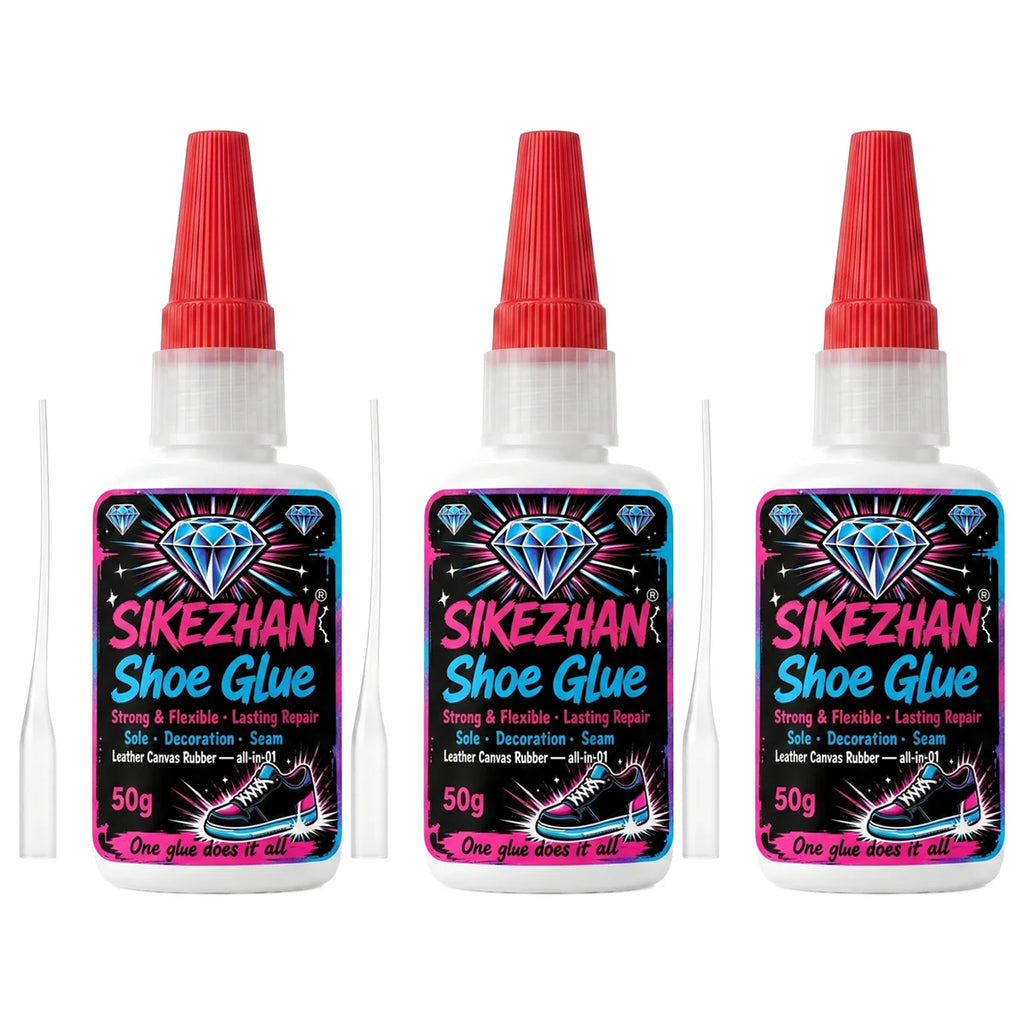 Instant Shoe Sole Repair Glue for Athletes, Waterproof Transparent Adhesive for Hiking Boots & Basketball Sneakers, 50g