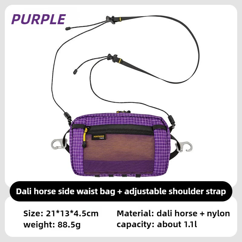 Hikeman Outdoor Sports Waist Bag UHMWPE Fanny Pack for Hiking Camping Cycling Accessories Package Phone Storage Bags Camp Gears