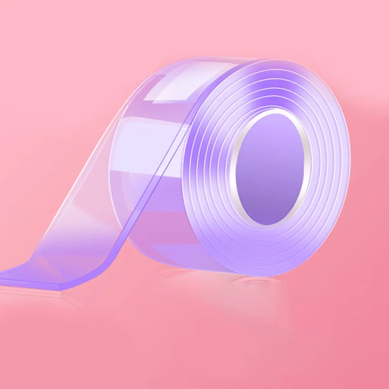 DIY Blowing Bubble Nano Tape Double Sided Nanoglue Tape Adhesive Waterproof DIY Crafts Tape Children Toys Kids Decompression Toy