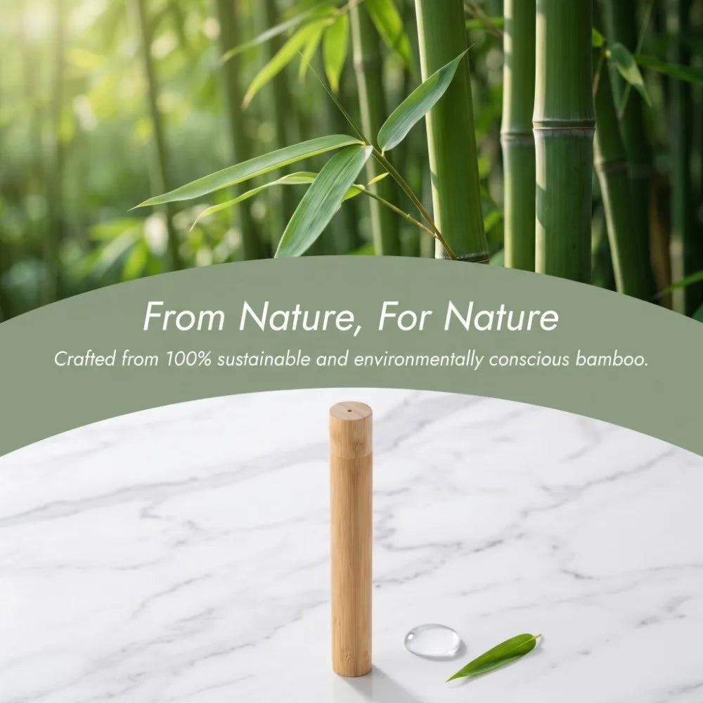 Compact Bamboo Toothbrush Holder Eco Friendly Portable Toothbrush Storage Case Reusable Natural Toothbrush Protect Box Adult