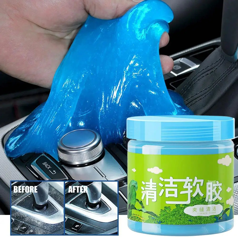 Reusable Car Cleaning Gel Dust Powder Magic Cleaner Gap Dust Deep Cleaning Remover Gel For for Car Air Vents Dashboard Keyboard