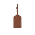 Customized Name PU Leather Name Tag Travel Anti-Loss Accessory Luggage Tag Leather Luggage Boarding Pass
