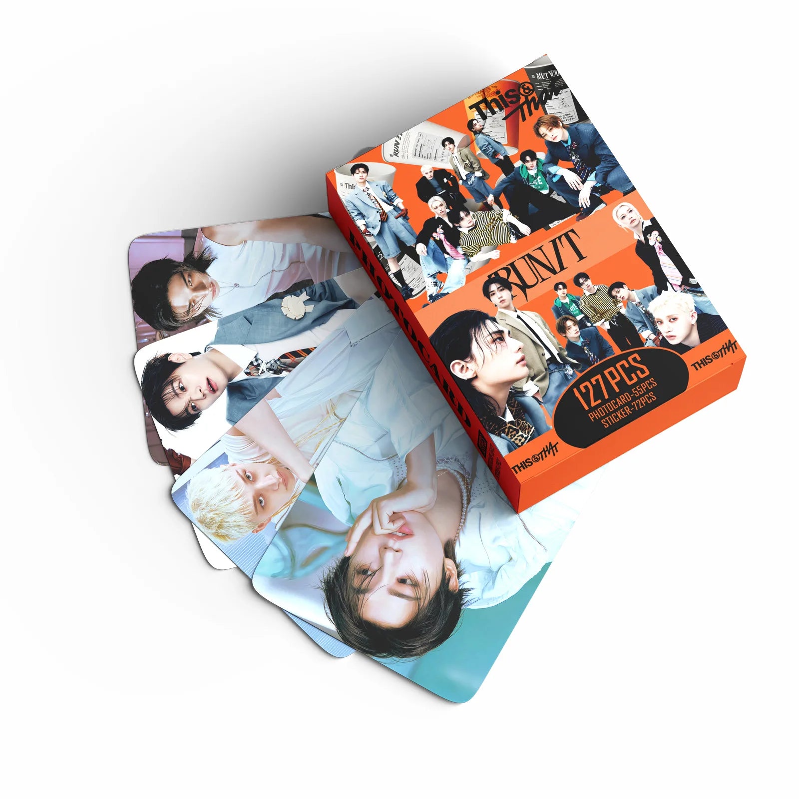 127 Korean Boy Group THIS&THAT Mini Cards Stickers Celebrity Photo Cards LOMO Cards Fan Collection Cards Gift