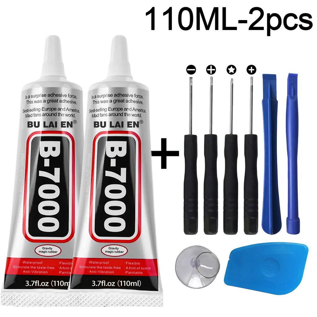 B7000 Mobile Phone Screen Universal Repair Glue Tool High-Strength Waterproof Transparent Adhesive, Universal Phone Glass Bonding Agent,super strong glue Glue Mobile Screen15ml/50ml/110ml.