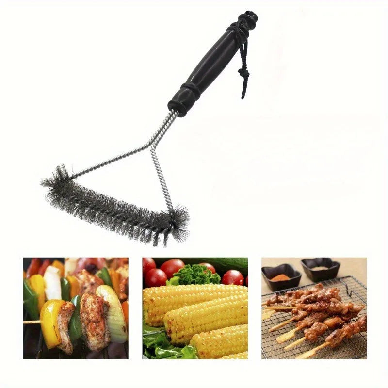 1/2/3PCS Floor Brush Desktop BrushBarbecue Mesh Cleaning Brush Barbecue Mesh Curl Brush Non-stick Multifunctional Cleaning Brush