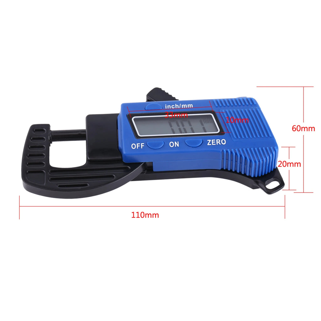 1pc 0‑12.7mm Thickness Gauge Caliper Meter Width Measure Tools Digital Display