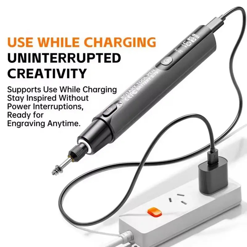 FYBL-Wireless Electric Mini Grinder 3.7V 10000-16000R Engraving Pen Cordless Micro Rotary Tool Drill