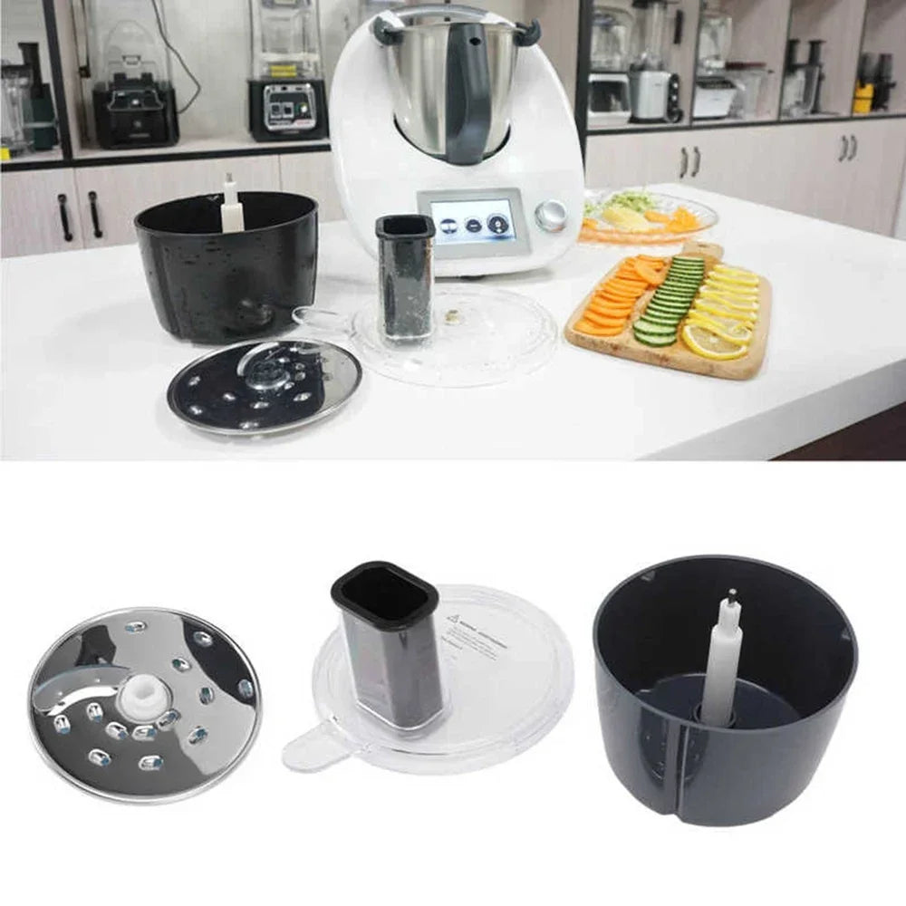 Kitchen Thermomix TM6 and TM5 Accessories Vegetable Cheese Cutter for Radish Slicing and Sweet Potatoes Food Processor Container