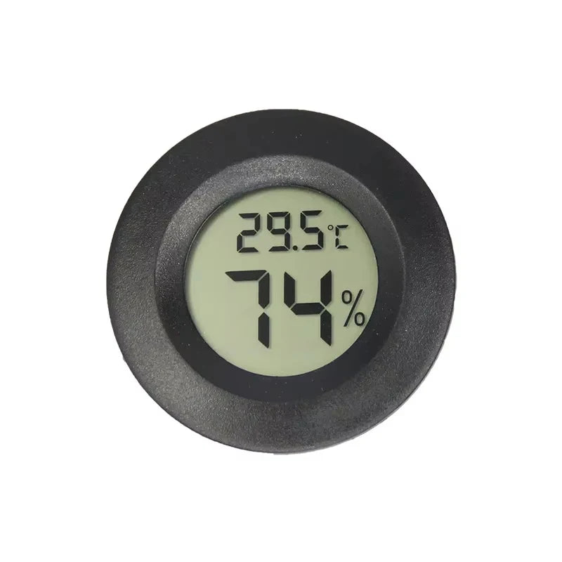 Outdoor Sports Thermometer Reptile Electronic Hygrometer Round Hygrometer Camping Equipment Tool Accessories Outdoor Gadget