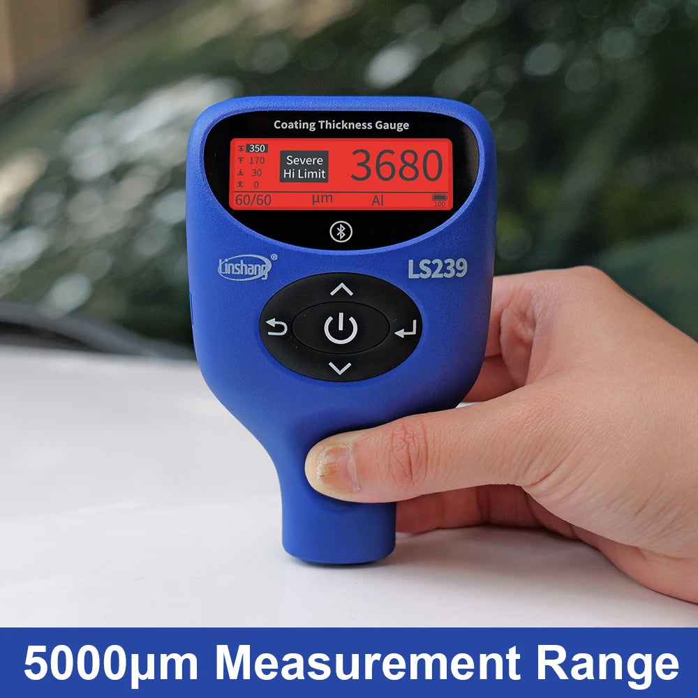 Professional Coating Thickness Gauge Upgrade Car Paint Tester Three-Color Display High Precision Paint Meter LS239