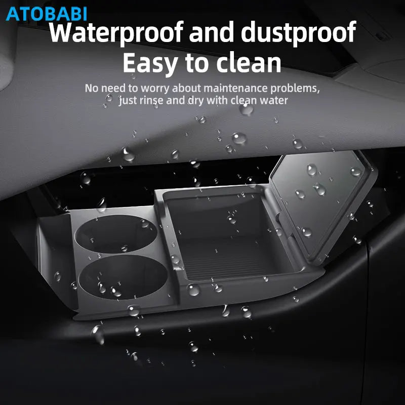 Car Storage Box For BYD Qin L EV 2025 Car Styling Under Layer Central Control Organize Armrest Box Silicone Storage Accessories
