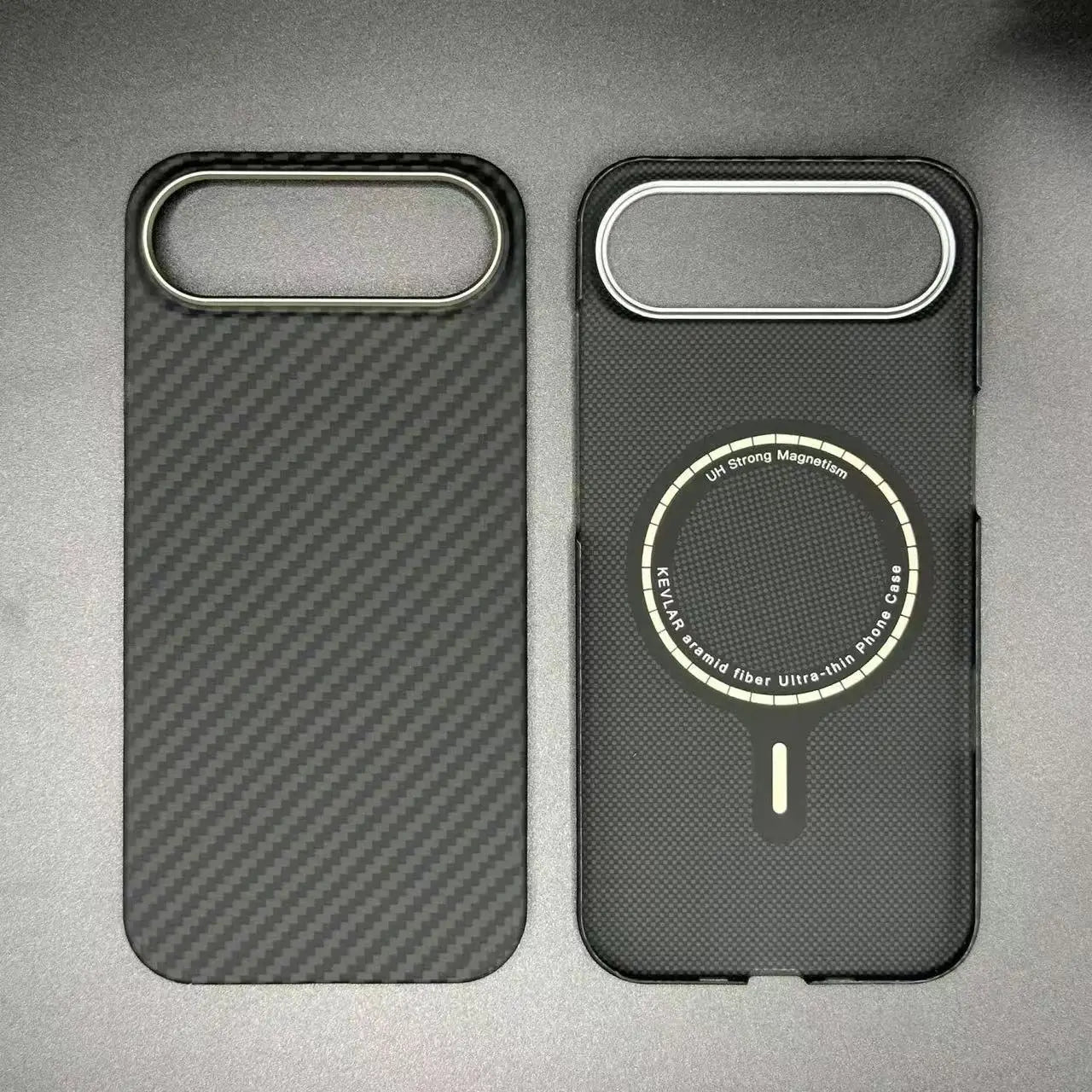 For IPhone Air 17 Air Ultra Slim Lightweight Aramid Carbon Fiber Case Strong Magnetic MagSafe Case Aramid Fiber Cover