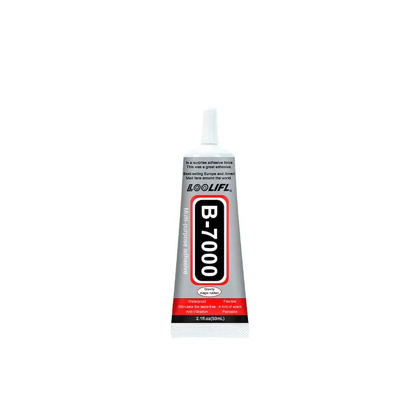 B7000 Super Clear Quick Dry Adhesive Black Contact Cell Phone Tablet Repair Adhesive Maintenance Back Cover Medium Repair