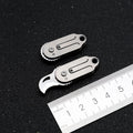 Mini D2 Steel Folding Pocket Knife Outdoor Self-defensee Folding Knifes Keychain Multitool Pocket Keyknife Camping Equipment