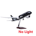 47CM Newzealand B787 Aircraft New Zealand Airlines Model W Light and Wheel Landing Gear Diecast Resin Plane Toy