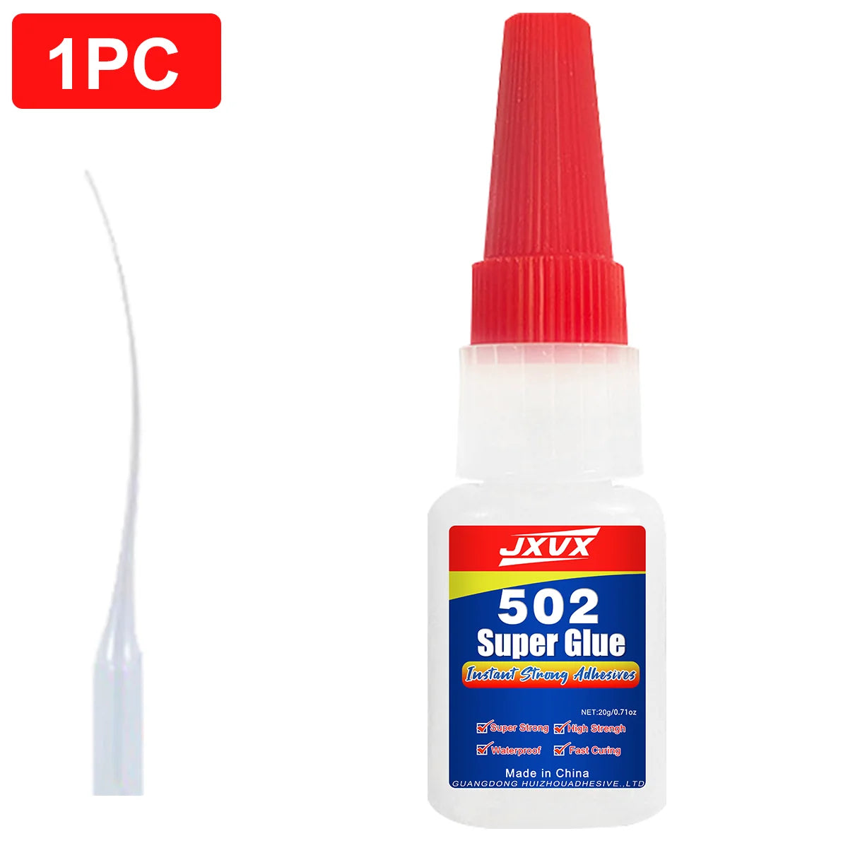 20g Professional 502 Super Adhesive Strong Fast Instant Adhesive Cyanoacrylate Hardware Metal Cars Wood Craft Hobby Seconds Bond