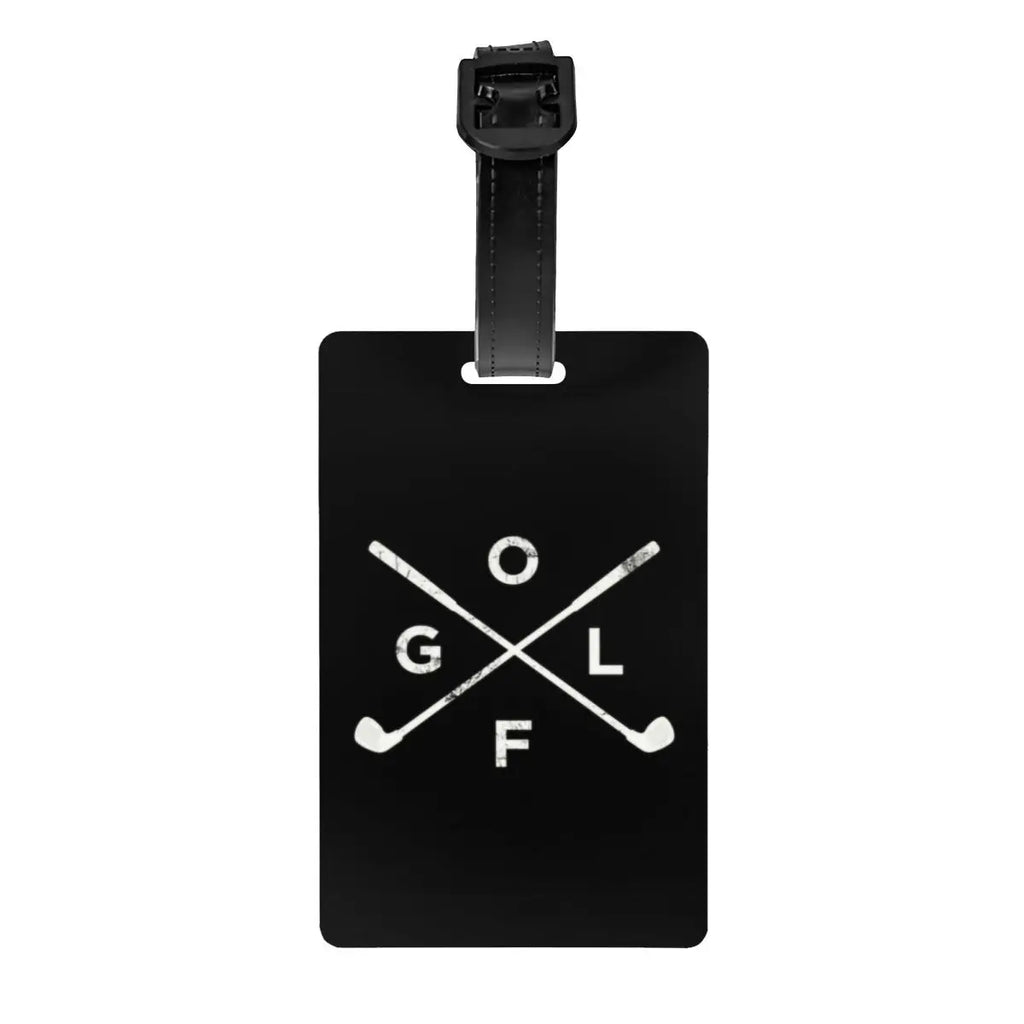 Custom Golf And Beer Luggage Tag Privacy Protection Baggage Tags Travel Bag Labels Suitcase