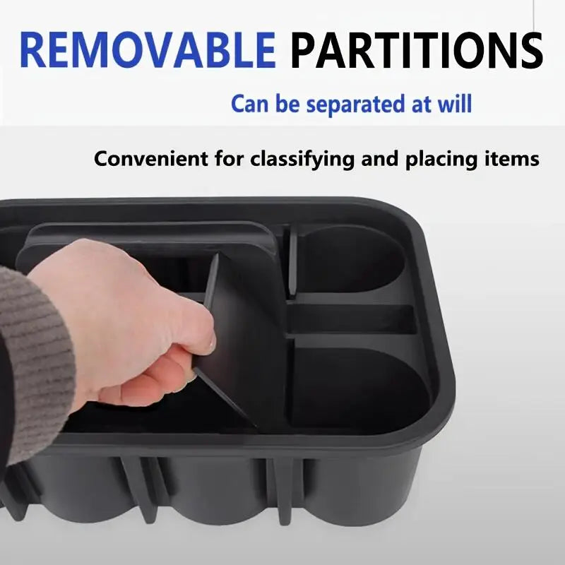 8 Compartment Portable Storage Box Auto Repair Shop Storage Box Portable Tool Storage Box Portable Handheld Tool Box