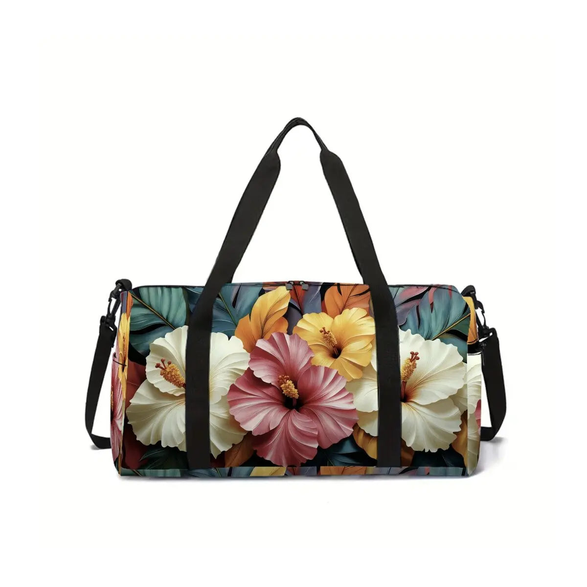 Cartoon Flower Pattern Large Capacity Luggage Bag  For Boy And Girls Best Gifts 2D Cartoon Travel Duffels Hand Bag For Children