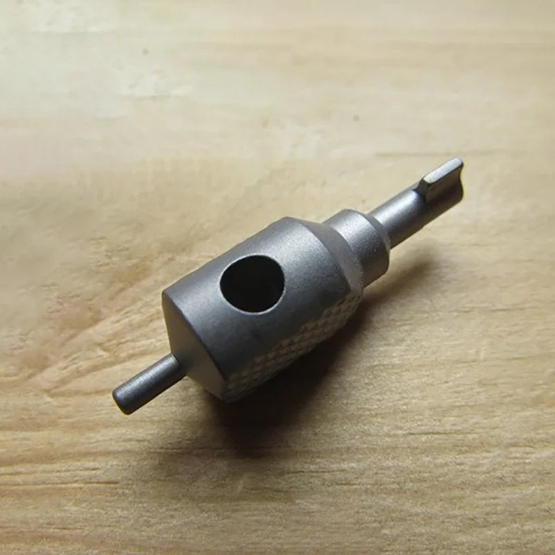 CNC Titanium Made ASP SW Smith Wesson Handcuffs Toy Knife Lanyard Paracord Bead EDC Tool Key Spanner Pendant