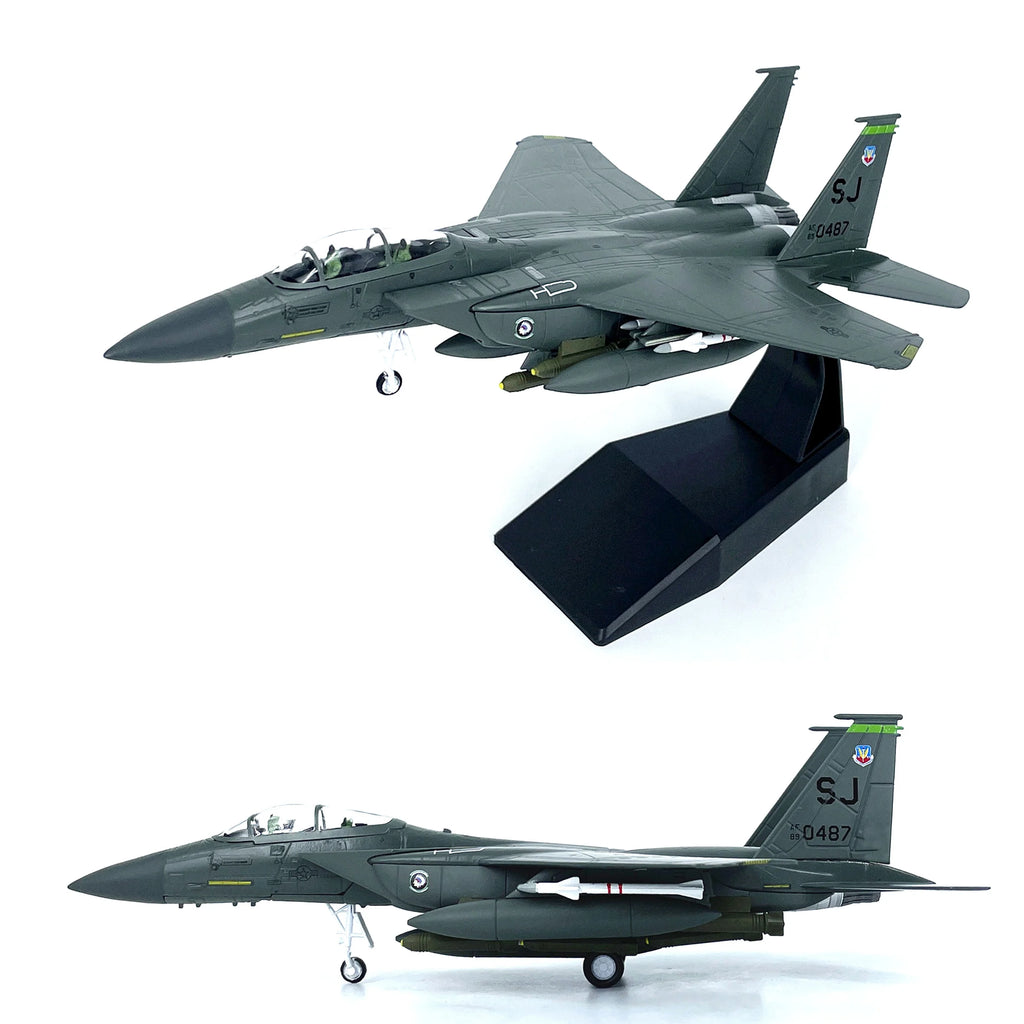 1: 100 US F15E fighter model SJ0487 alloy finished product model
