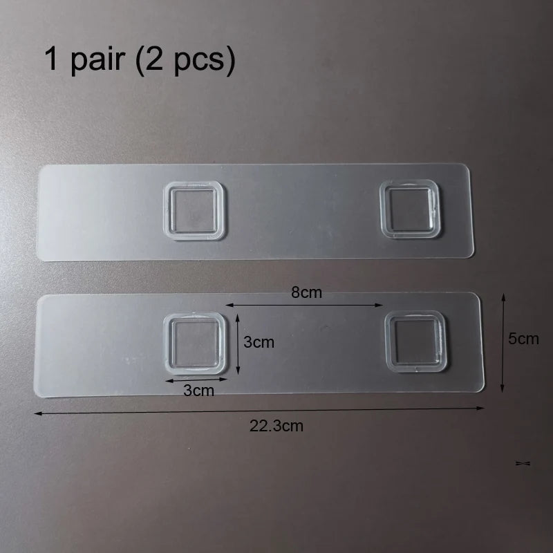 ECOCO Adhesive Sticker Accessory for Wall Mounted Storage Organizer