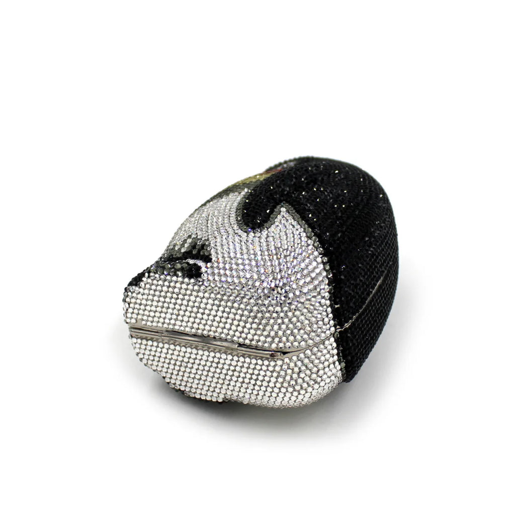China Factory Wholesales Crystal Rhinestone Clutch Evening Bag for Formal Party Jewellery Penguin Clutch Purse