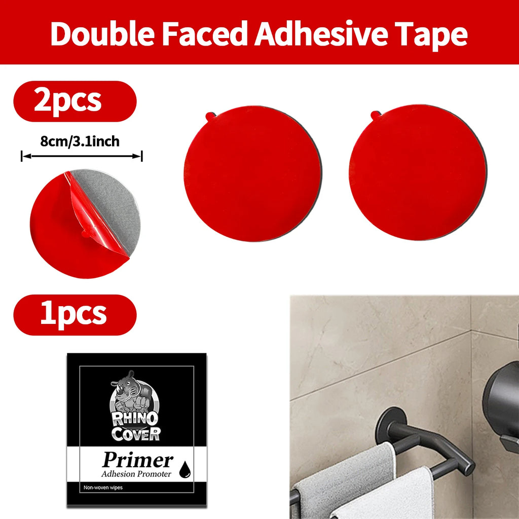 Extra Strong Sticky Adhesive Sticker Pads for Car Dashboard Suction Cup Mounts, Durable Mounting Double-Sided Circle Tape