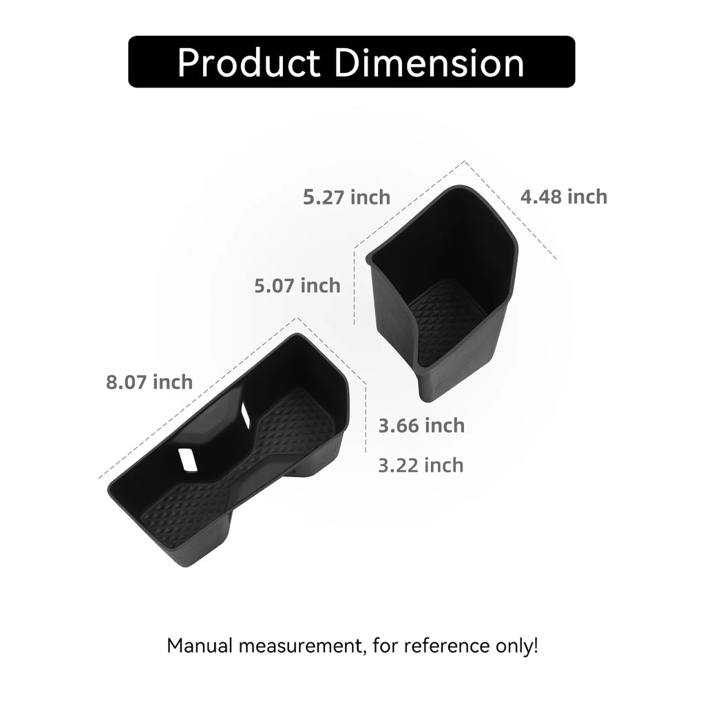 for Toyota Grand Highlander 2024-2025 Central Console Water Cup Holder Car Interior Accessories Drinks Holder Storage Case 2pcs