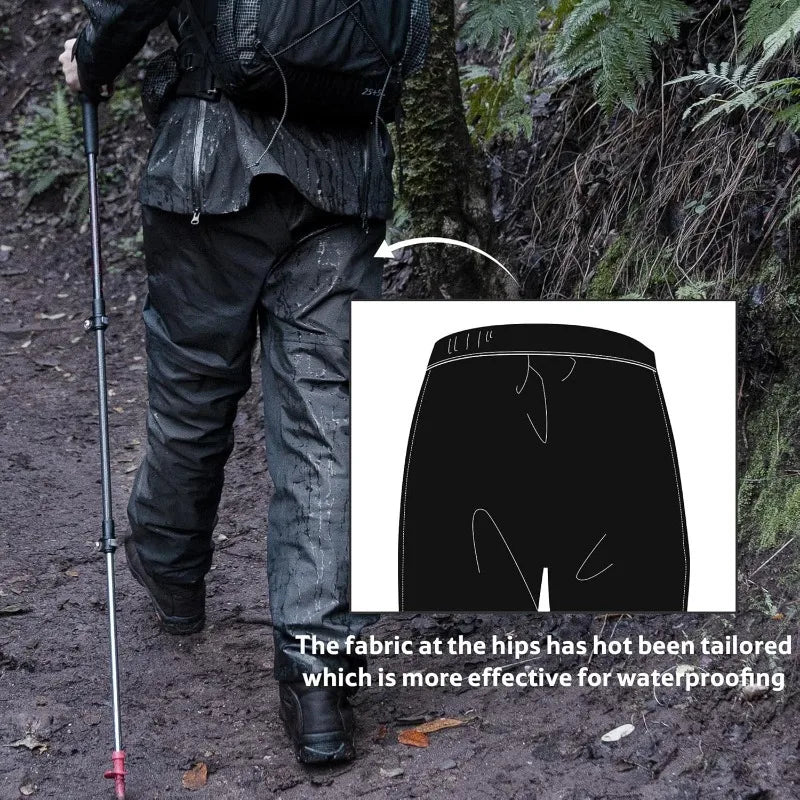Naturehike Rainproof Pants Hiking Outdoor Waterproof Pants Ultralight Portable Camping Sports Quick Dry Breathable Pants