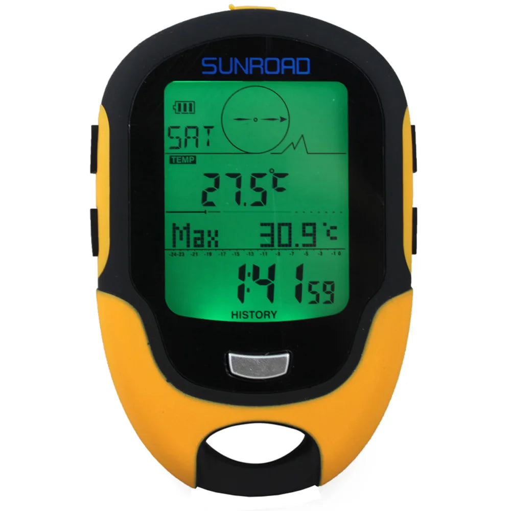 Portable Digital Altimeter Barometer Compass Locator Handheld GPS Navigation Receiver For Outdoor Camping Hiking Fishing Climb