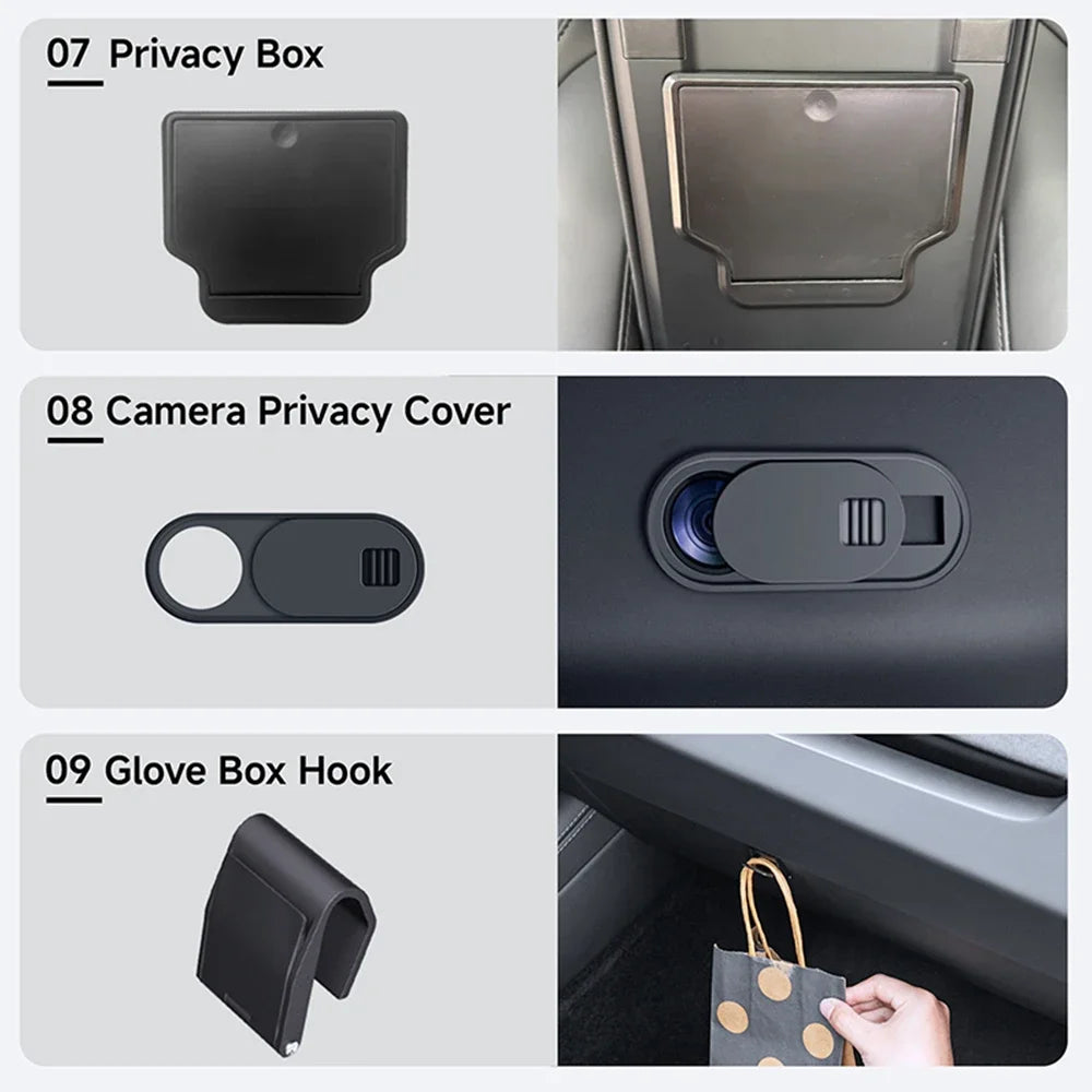 For Tesla Model Y Juniper Accessories Storage Box Center Console Storage Box Cup Holder for Tesla Model Y Juniper 2025 2026