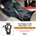 Suitable for 2003-2009 Toyota Prado Lc120 Central Control Silicone Storage Mat Central Control Anti-Slip Protection Mat Interior Protection Accessories